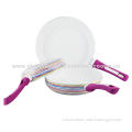 Non-stick colorful press aluminum skillet pan, ideal for promotional purposes